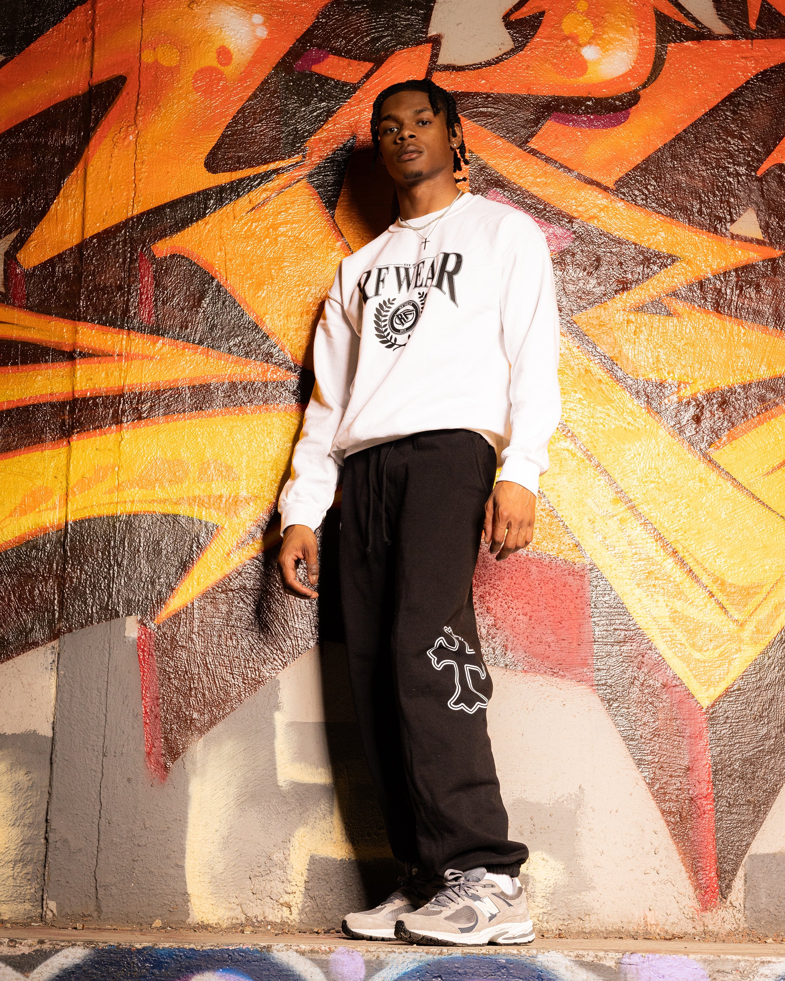 Unisex_Cross_Sweat_Bottoms_Bla