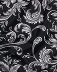 Close-up of RF-Wear Men's Baroque Shorts in Black