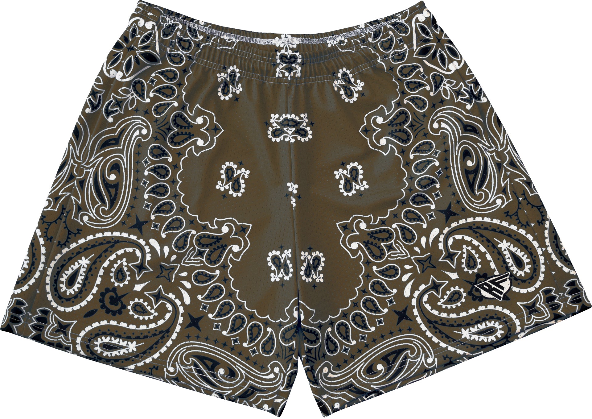 RF-Wear Men's Bandana Shorts - Brown – RFwear
