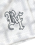 RF-Wear Men's Mesh Cross 2.0 Shorts White