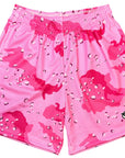 RF-Wear Men's Mesh Desert Camo Shorts in Pink