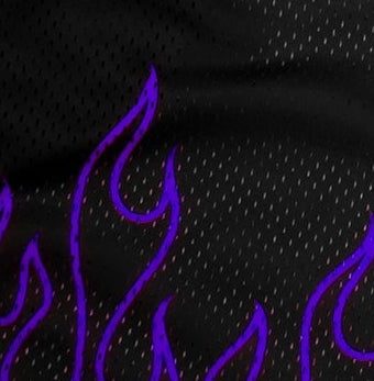 RF-Wear Men's Fire Shorts - Black/Purple – RFwear