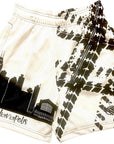 RF Wear Men's Mesh Indianapolis Cityscape Shorts - Black/White