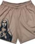 RF-Wear Men's Mesh Mary Shorts in Tan