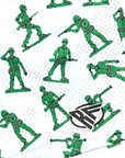 RF Wear Men's Mesh Soldier Shorts - White/Green