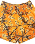 RF Wear Men's Mesh Tree Camo Ghost Shorts - Orange