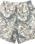 RF Wear Men's Mesh Tree Camo Shorts - Cream/Grey - Front