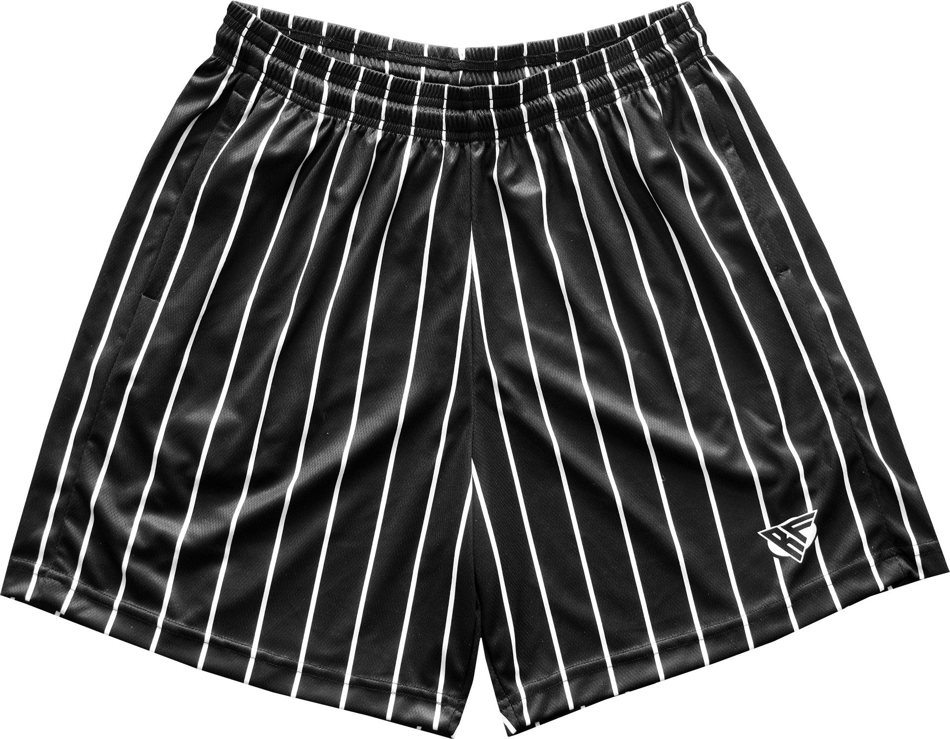 RF Men's Pinstripe Shorts - Black/White – RFwear