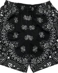 RF-Wear Mesh Bandana Shorts in Black.