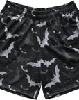 RF Wear Men's Mesh Bats Shorts- Black/Grey