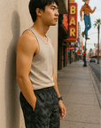 RF Wear Mesh Butterfly Shorts - Black - Model Side View