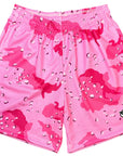 RF Wear Men's Mesh Desert Camo Shorts - Pink