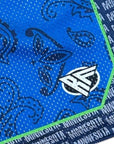 RF Wear Men's Mesh Minnesota Paisley Basketball Shorts - Blue