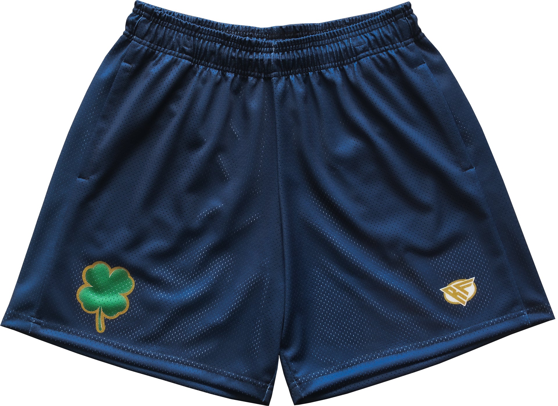 RF Wear Men's Mesh Shamrock Shorts - Navy