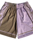 RF Men's Mesh Split Floral Porcelain on the Side Shorts - Pink-Lilac/Incense