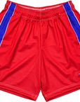 RF Wear Men's Mesh Star Trim Shorts - Red/Blue
