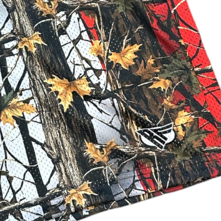 RF Men's Mesh Tree Camo Shorts - Mexico Flag