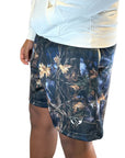 RF Wear Men's Mesh Tree Camo Shorts - Storm - Model Side View