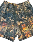 RF Wear Men's Mesh Tree Camo Shorts - Sunset