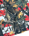 RF Wear Men's Mesh Tree Camo Shorts - USA Flag
