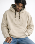 RF-Wear Smile Hoodie - Sand/Plaid