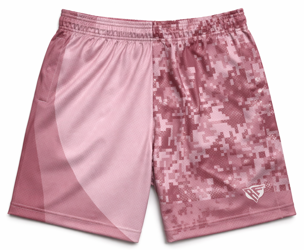 RF-Wear Split Geometic Shorts - Mauve – RFwear