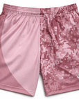 RF-Wear Men's Split Geometric Shorts in Mauve