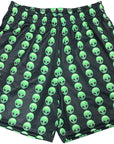 RF Men's Mesh Alien Shorts - Black/Green