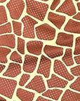 RF Wear Men's Mesh Animal Print Shorts - Giraffe - Brown/Yellow