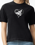 RF Wear Unisex_Heart_Logo_T Shirt_Black
