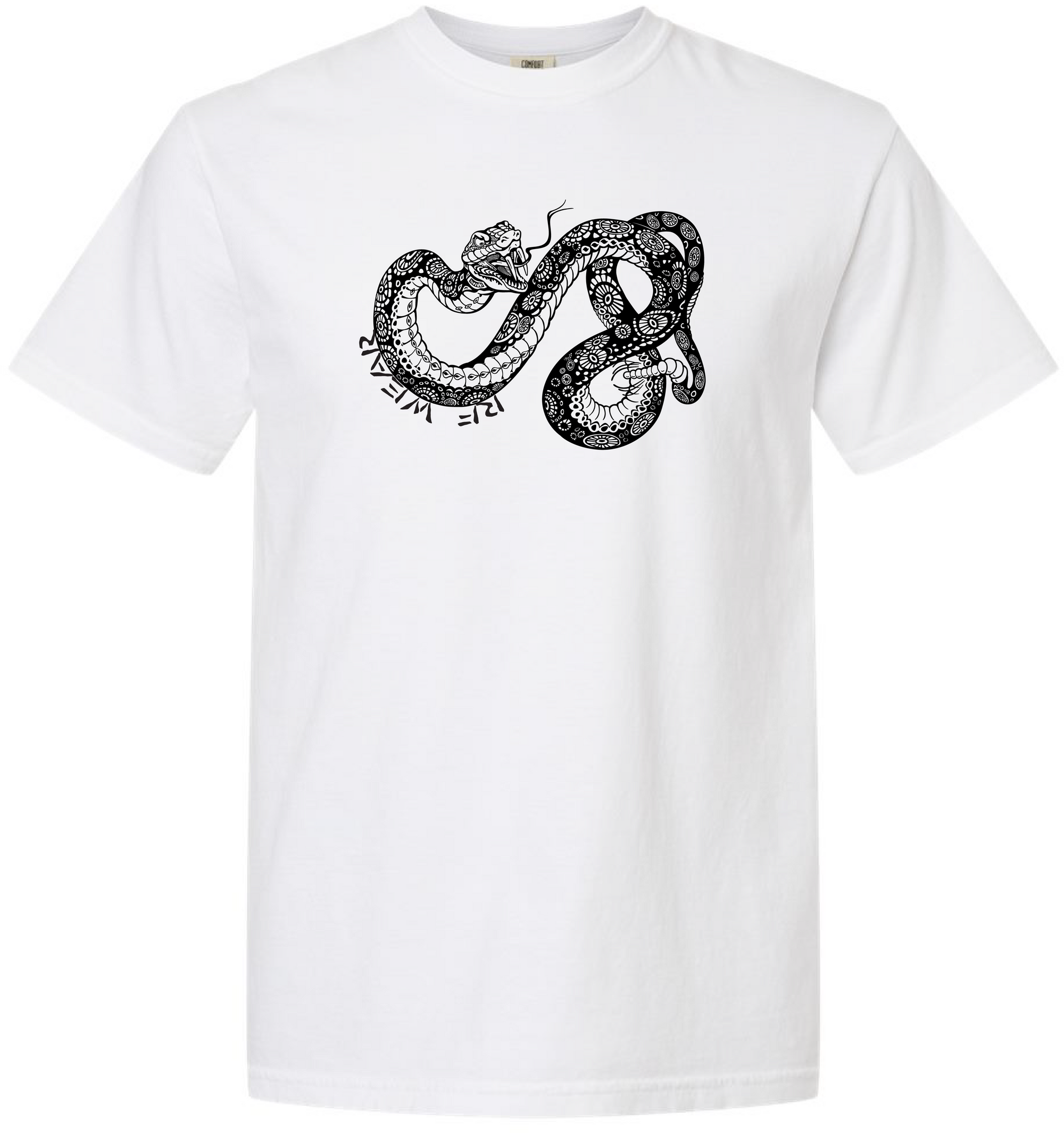 RF Wear Unisex Snake T-Shirt White