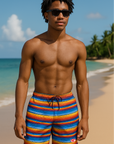 RF Wear Swim Trunks - Baja (Lined) Multicolored