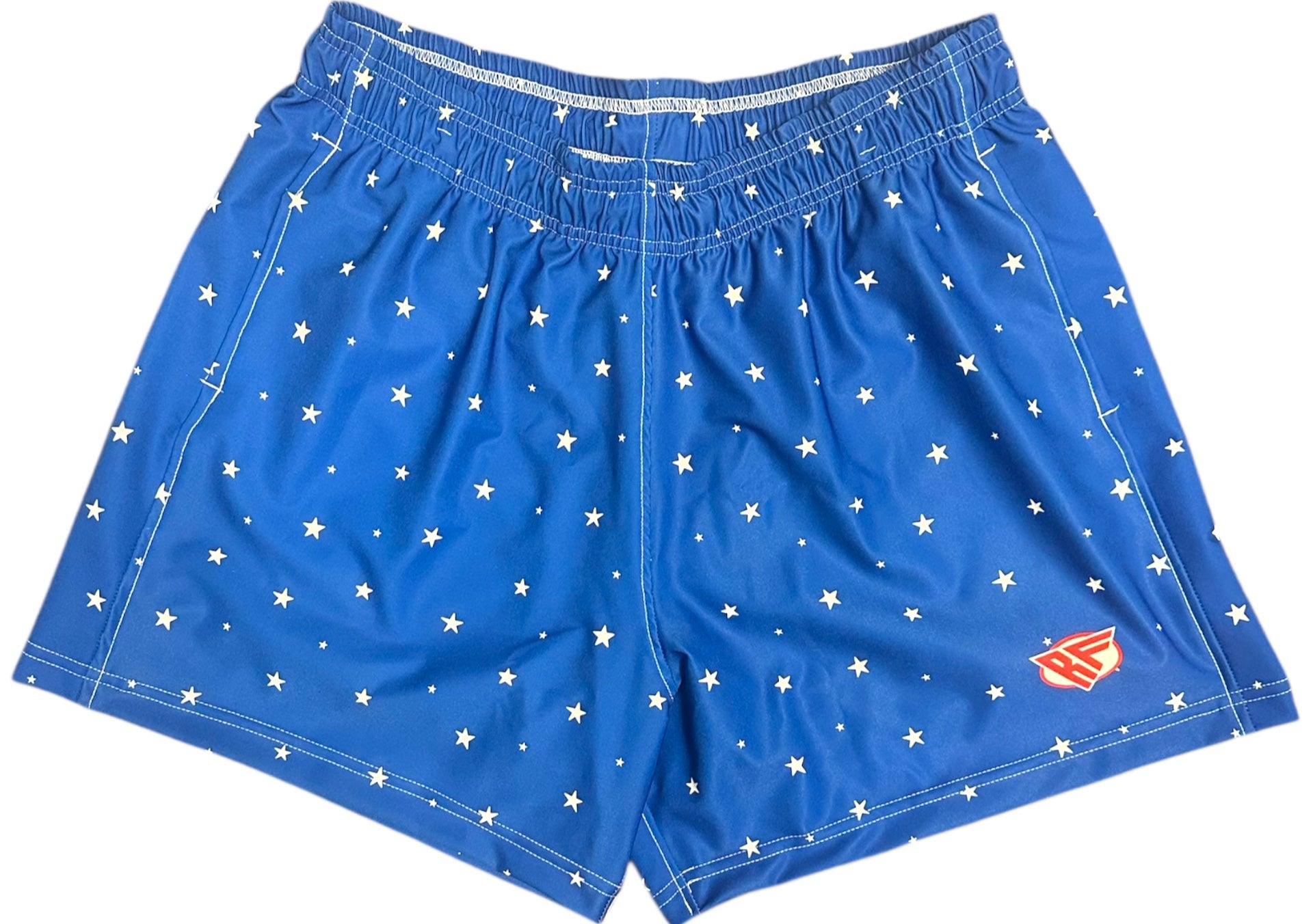 RF Wear Men's Swim Trunks - Blue/White Stars