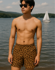 RF Wear Swim Trunks - Cheetah (Lined) - Brown - Front