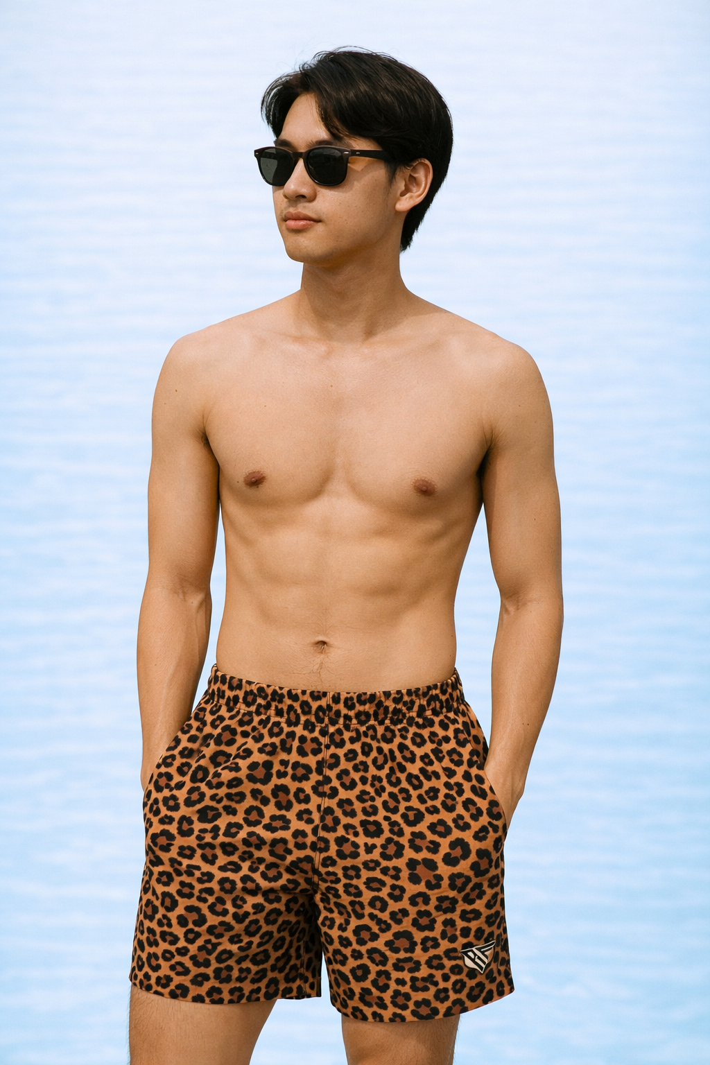 RF-Wear Men's Swim Trunks (Lined) - Cheetah - Brown – RFwear
