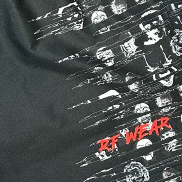 RF Wear Swim Trunks -Horror 2.0 - Black
