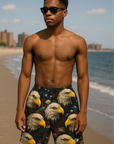 RF Wear Swim Trunks - Patriotic Eagle Red/White/Blue - Front