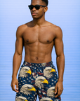 Man wearing RF-Wear Swim Trunks Patriotic Eagle
