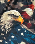 Close-up of RF-Wear Swim Trunks Patriotic Eagle