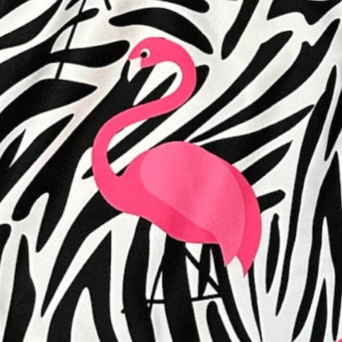 RF Wear Swim Trunks - Split Flamingo - Pink/Black
