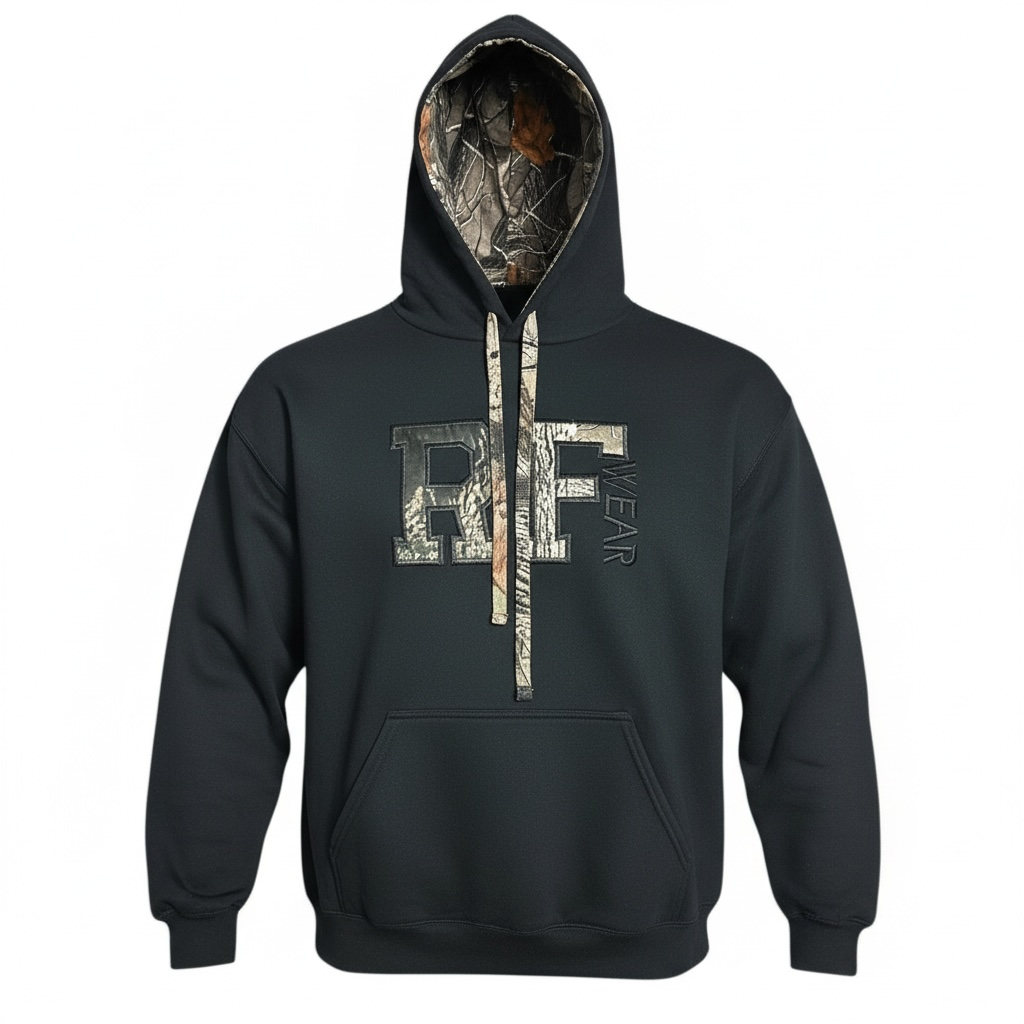 RF-Wear Tree Camo Hoodie - Black/Tan – RFwear