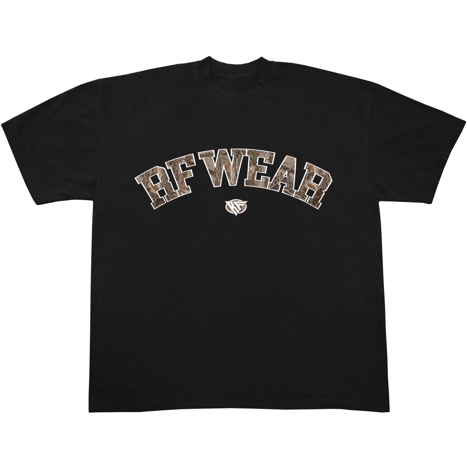 Unisex RF Wear Camo T-Shirt Black