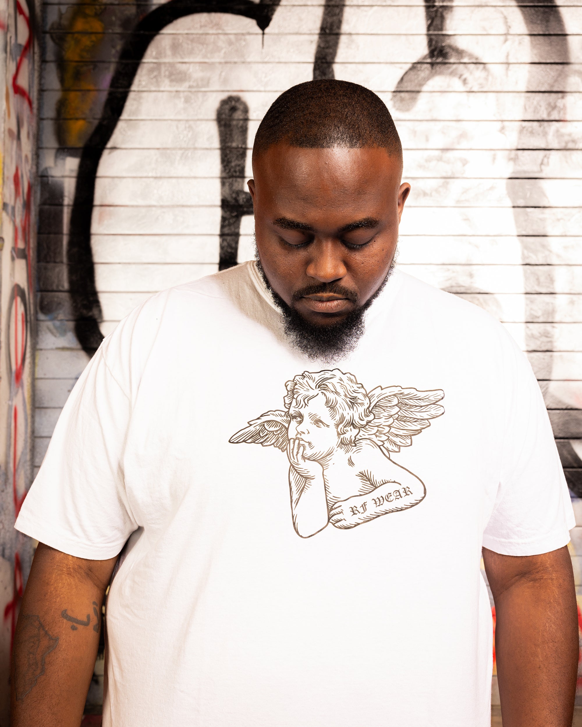 RF Wear Unisex Cherub T-Shirt - White