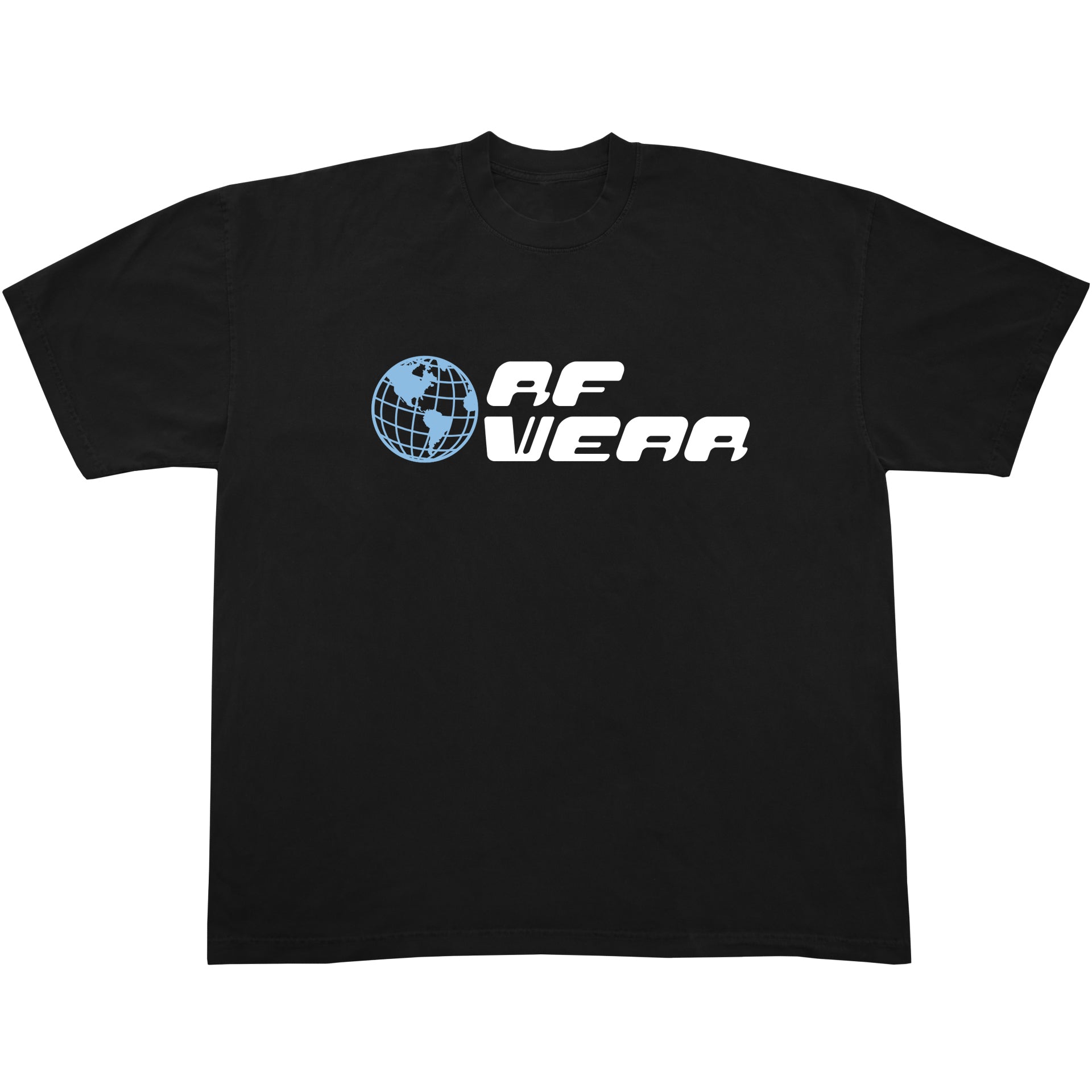 Unisex RF Wear Globe T-Shirt Black