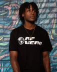 Unisex RF Wear Globe T-Shirt Black