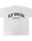 Unisex RF Wear Gothic T-Shirt White