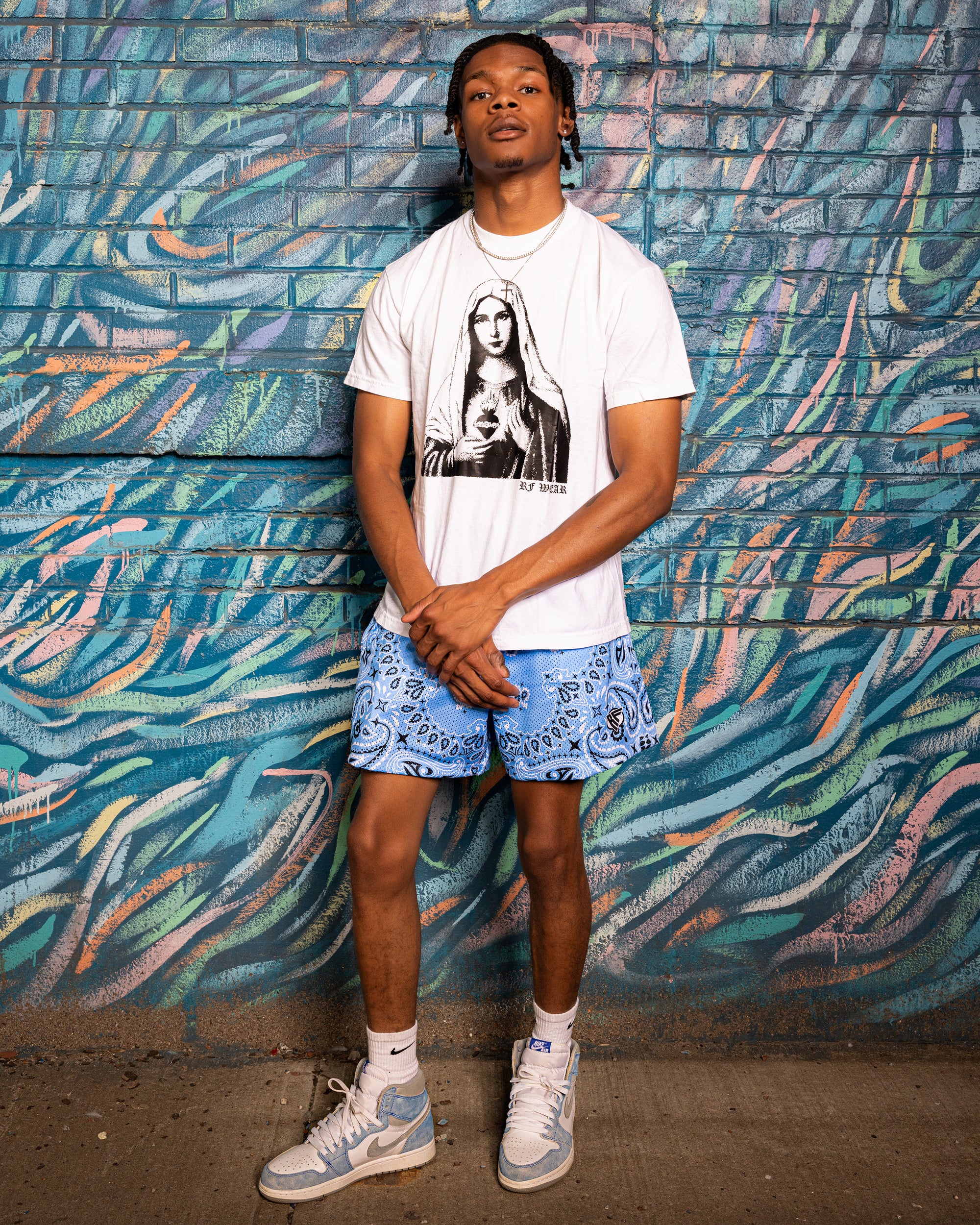 Unisex RF Wear Mary T-Shirt - White