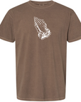 Unisex RF Wear Praying Hands T-Shirt - Espresso