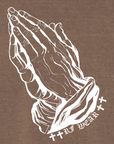 Unisex RF Wear Praying Hands T-Shirt - Espresso