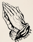 Unisex RF Wear Praying Hands T-Shirt - Ivory